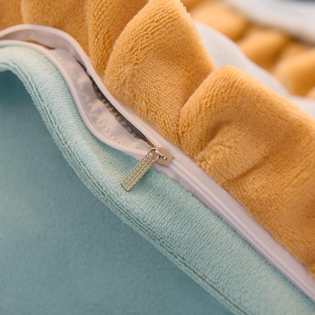 91家纺网 家纺一手货源 找家纺 艾米家居 2020新款牛奶绒四件套花语系列 豆绿