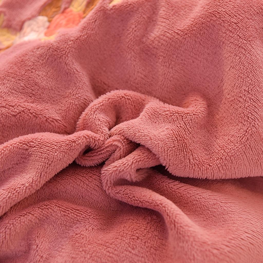 91家纺网 家纺一手货源 找家纺 艾米家居 2020新款牛奶绒四件套花语系列 豆沙