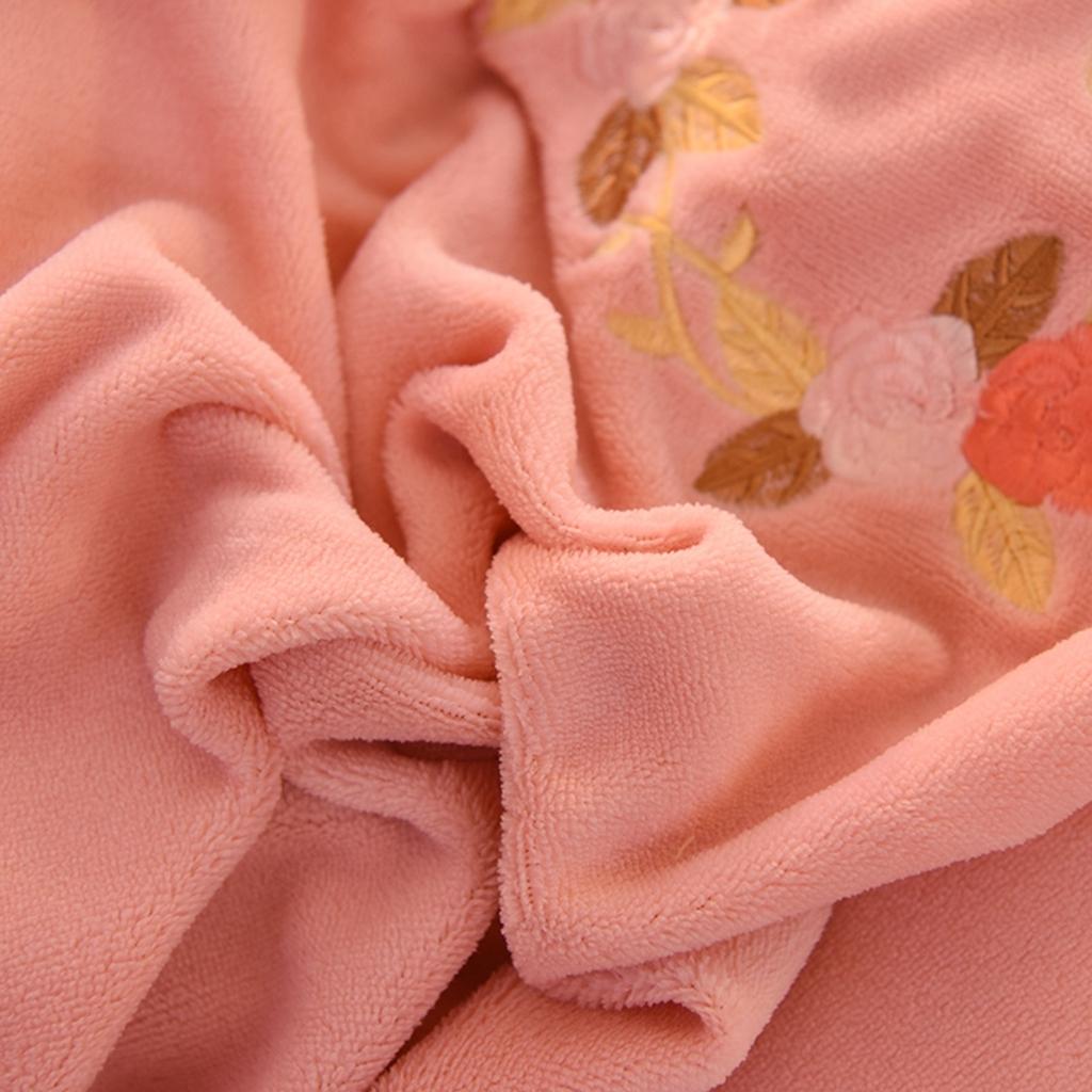 91家纺网 家纺一手货源 找家纺 艾米家居 2020新款牛奶绒四件套花语系列 玉色