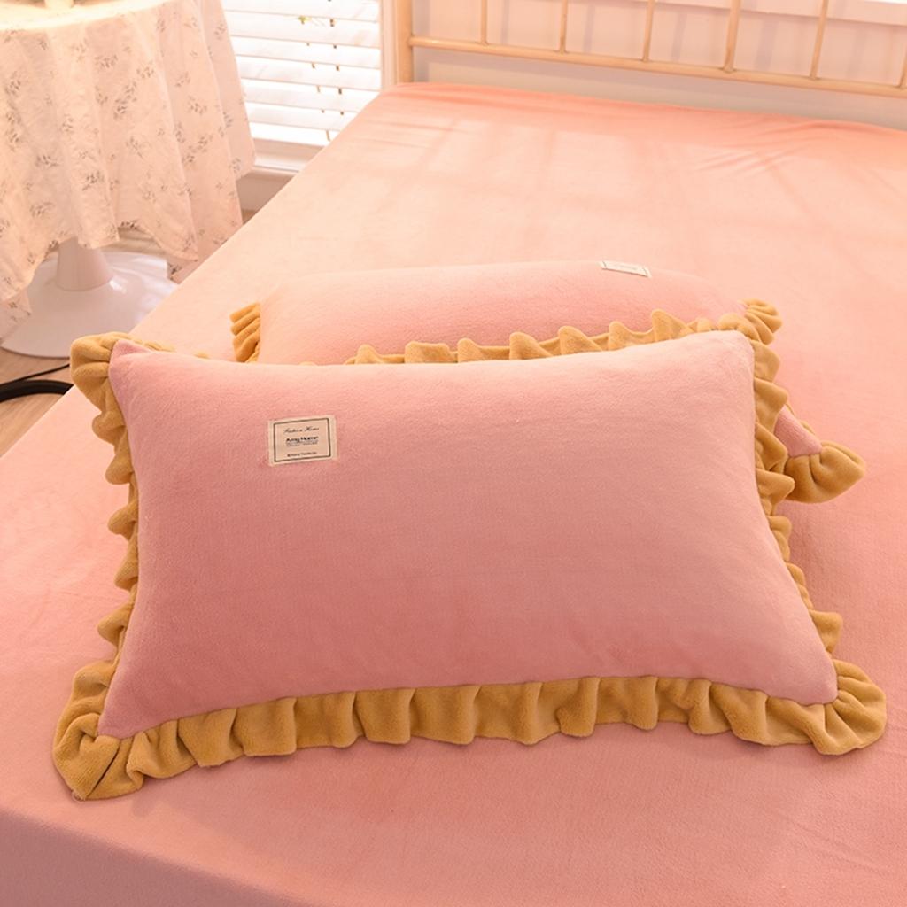 91家纺网 家纺一手货源 找家纺 艾米家居 2020新款牛奶绒四件套花语系列 玉色