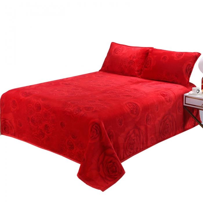 91家纺网 家纺一手货源 找家纺 赋雅家纺双面绒超柔加厚云貂绒毛毯法莱绒毛毯床单盖毯