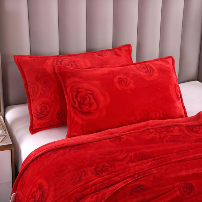 91家纺网 家纺一手货源 找家纺 赋雅家纺双面绒超柔加厚云貂绒毛毯法莱绒毛毯床单盖毯