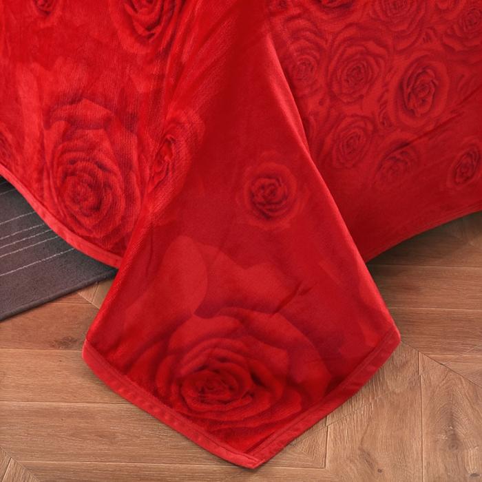 91家纺网 家纺一手货源 找家纺 赋雅家纺双面绒超柔加厚云貂绒毛毯法莱绒毛毯床单盖毯