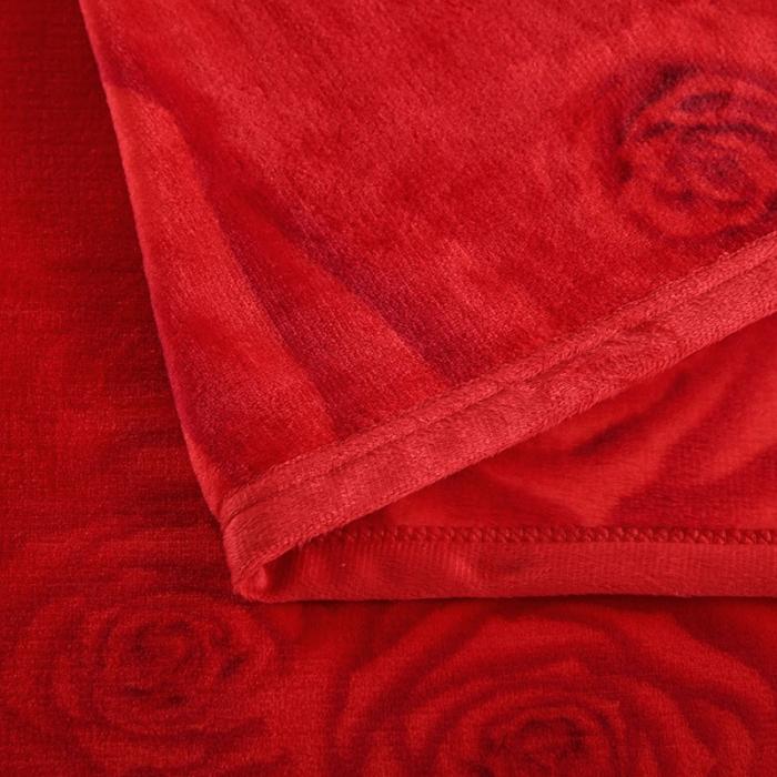 91家纺网 家纺一手货源 找家纺 赋雅家纺双面绒超柔加厚云貂绒毛毯法莱绒毛毯床单盖毯