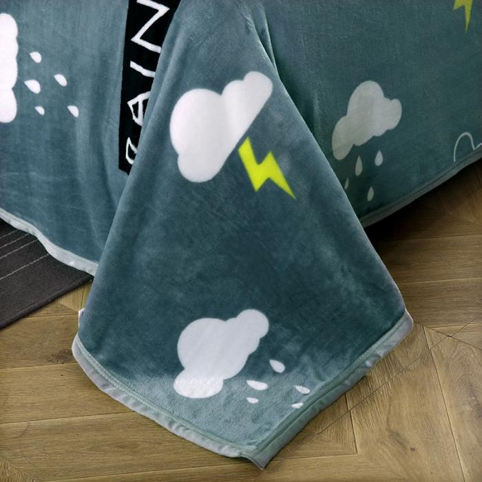 91家纺网 家纺一手货源 找家纺 赋雅家纺 双面绒毯超柔加厚云貂绒毛毯法莱绒毛毯床单盖毯