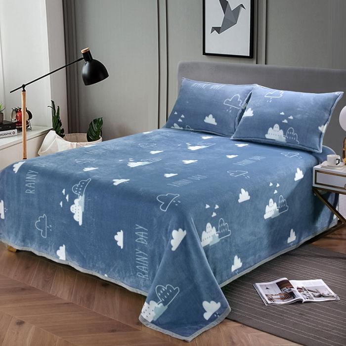 91家纺网 家纺一手货源 找家纺 赋雅家纺 双面绒毯子超柔加厚云貂绒毛毯法莱绒毛毯床单盖毯