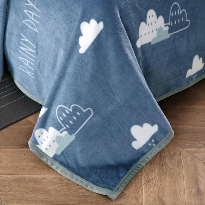 91家纺网 家纺一手货源 找家纺 赋雅家纺 双面绒毯子超柔加厚云貂绒毛毯法莱绒毛毯床单盖毯