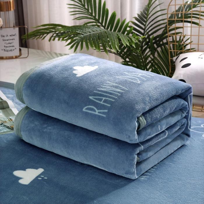 91家纺网 家纺一手货源 找家纺 赋雅家纺 双面绒毯子超柔加厚云貂绒毛毯法莱绒毛毯床单盖毯