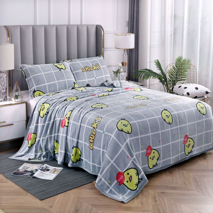 91家纺网 家纺一手货源 找家纺 2025总高克重赋雅-加厚云貂绒毛毯双面绒休闲毯 法莱绒枕套床单盖毯