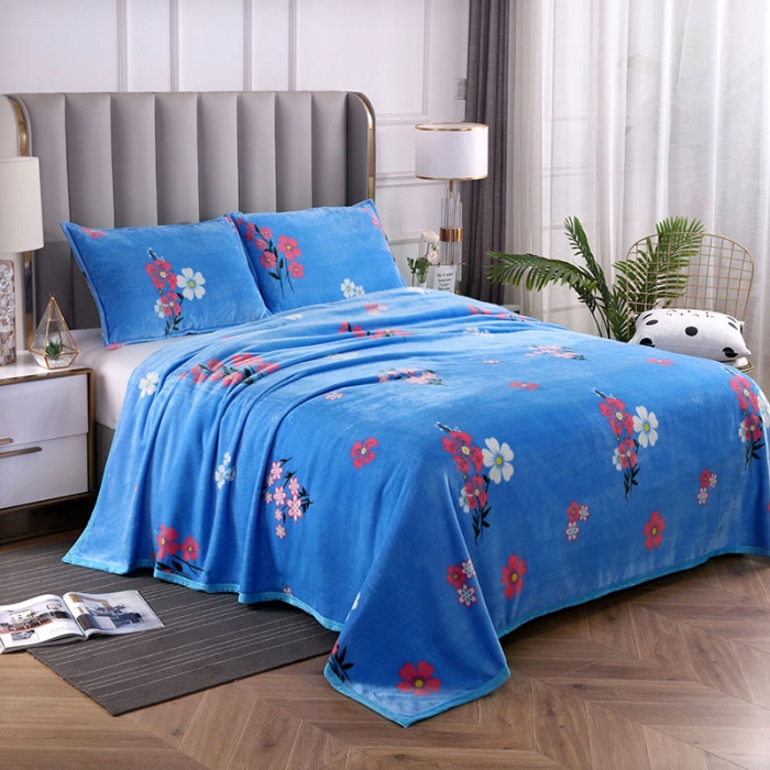 91家纺网 家纺一手货源 找家纺 2025总高克重赋雅-加厚云貂绒毛毯双面绒休闲毯 法莱绒枕套床单盖毯