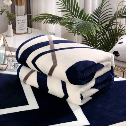 91家纺网 家纺一手货源 找家纺 赋雅家纺双面绒超柔加厚云貂绒毛毯法莱绒毛毯床单盖毯