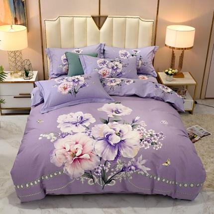 91家纺网 家纺一手货源 找家纺 （总）威布斯 2020新款全棉大版生态磨毛四件套