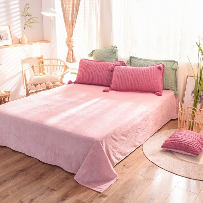 91家纺网 家纺一手货源 找家纺 （总）淑女公社 2020秋冬新款针织毛线四件套