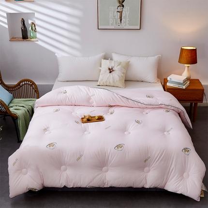 91家纺网 家纺一手货源 找家纺 （总）欧雅搁 2025新款生姜暖绒大豆被生姜驱寒冬被春秋被芯学生被子