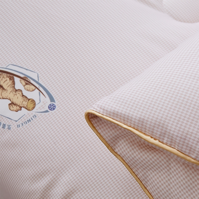 91家纺网 家纺一手货源 找家纺 欧雅搁 2025新款生姜驱寒冬被被子被芯 生姜驱寒冬被-姜黄