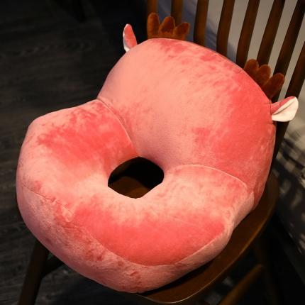 91家纺网 家纺一手货源 找家纺 仟亿莱 2020新款圆孔动物美臀坐垫 水晶绒款-小鹿