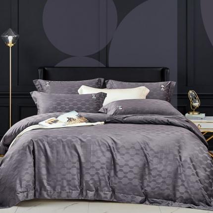 91家纺网 家纺一手货源 找家纺 （总）娇逸 2020新款100支澳棉提花四件套