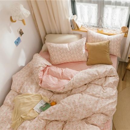 棉眠 2020新款全棉小碎花13070四件套 瑞贝卡