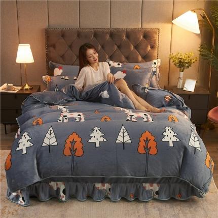 91家纺网 家纺一手货源 找家纺 （总）爱洛牛奶绒宝宝绒水晶绒法莱绒金貂绒四件套