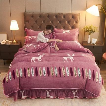 91家纺网 家纺一手货源 找家纺 （总）爱洛牛奶绒宝宝绒水晶绒法莱绒金貂绒四件套