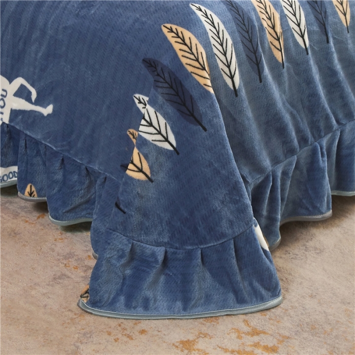 91家纺网 家纺一手货源 找家纺 爱洛牛奶绒宝宝绒水晶绒法莱绒金貂绒四件套 开心小鹿