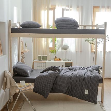 91家纺网 家纺一手货源 找家纺 （总）北欧良品 A类全棉水洗棉学生宿舍上下铺三件套开学季纯棉