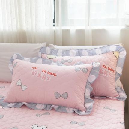 91家纺网 家纺一手货源 找家纺 （总）爱妮玖玖 2019全棉印花夹棉花边枕套卡通款
