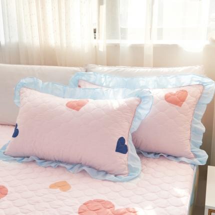 91家纺网 家纺一手货源 找家纺 （总）爱妮玖玖 2019全棉印花夹棉花边枕套卡通款