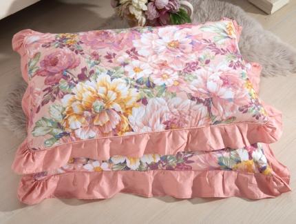 91家纺网 家纺一手货源 找家纺 （总）爱妮玖玖 2019全棉印花夹棉花边枕套花卉类 其余花联系商家