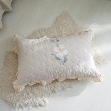 91家纺网 家纺一手货源 找家纺 （总）爱妮玖玖 2019全棉印花夹棉花边枕套花卉类 其余花联系商家