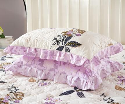 91家纺网 家纺一手货源 找家纺 （总）爱妮玖玖 2019全棉印花夹棉花边枕套花卉类 其余花联系商家