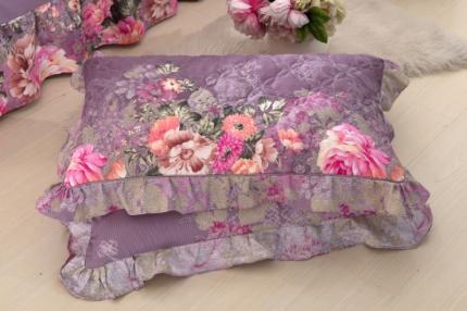 91家纺网 家纺一手货源 找家纺 （总）爱妮玖玖 2019全棉印花夹棉花边枕套花卉类 其余花联系商家