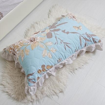 91家纺网 家纺一手货源 找家纺 （总）爱妮玖玖 2019全棉印花夹棉花边枕套花卉类 其余花联系商家