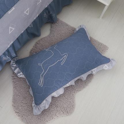 91家纺网 家纺一手货源 找家纺 （总）爱妮玖玖 2019全棉印花夹棉花边枕套花卉类 其余花联系商家