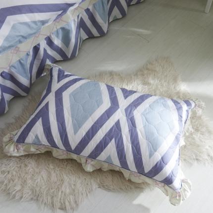 91家纺网 家纺一手货源 找家纺 （总）爱妮玖玖 2019全棉印花夹棉花边枕套花卉类 其余花联系商家