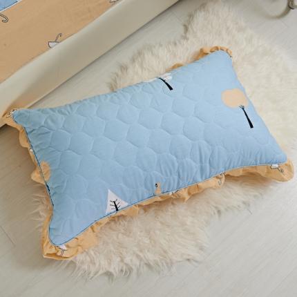 91家纺网 家纺一手货源 找家纺 （总）爱妮玖玖 2019全棉印花夹棉花边枕套花卉类 其余花联系商家