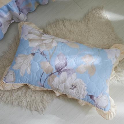 91家纺网 家纺一手货源 找家纺 （总）爱妮玖玖 2019全棉印花夹棉花边枕套花卉类 其余花联系商家