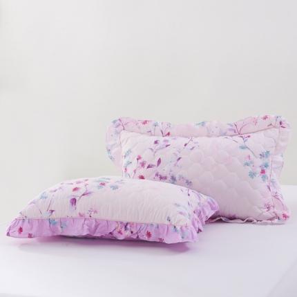 91家纺网 家纺一手货源 找家纺 （总）爱妮玖玖 2019全棉印花夹棉花边枕套