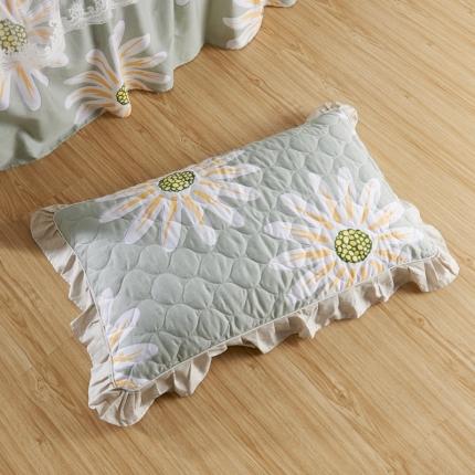 91家纺网 家纺一手货源 找家纺 （总）爱妮玖玖 2019全棉印花夹棉花边枕套