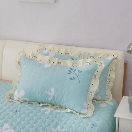 91家纺网 家纺一手货源 找家纺 （总）爱妮玖玖 2019全棉印花夹棉花边枕套