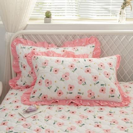 91家纺网 家纺一手货源 找家纺 （总）爱妮玖玖 2019全棉印花夹棉花边枕套