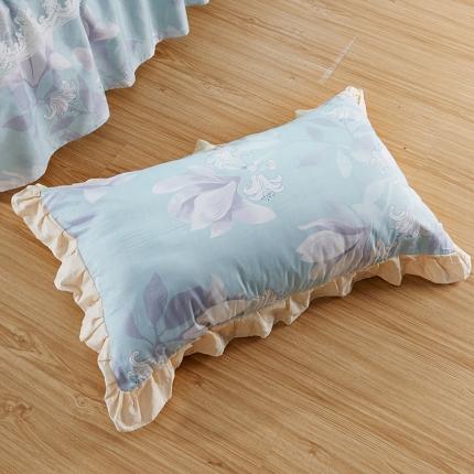 91家纺网 家纺一手货源 找家纺 （总1）爱妮玖玖 2019年新款印花单层花边枕套