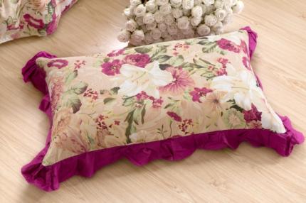 91家纺网 家纺一手货源 找家纺 （总）爱妮玖玖 2019全棉印花单层花边枕套花卉类