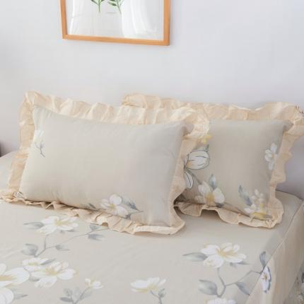 91家纺网 家纺一手货源 找家纺 （总）爱妮玖玖 2019全棉印花单层花边枕套花卉类