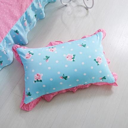 91家纺网 家纺一手货源 找家纺 （总）爱妮玖玖 2019全棉印花单层花边枕套花卉类