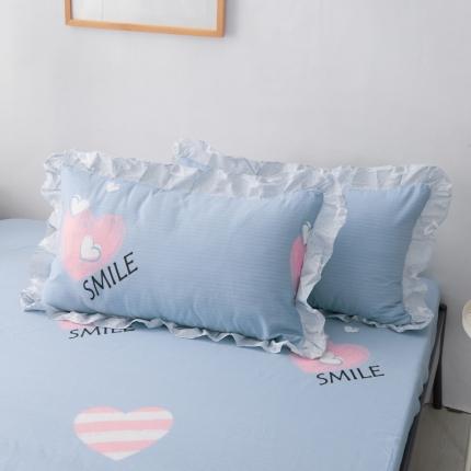 91家纺网 家纺一手货源 找家纺 （总）爱妮玖玖 2019全棉印花单层花边枕套花卉类