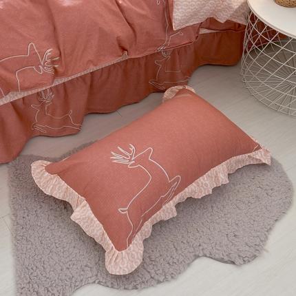 91家纺网 家纺一手货源 找家纺 （总）爱妮玖玖 2019全棉印花单层花边枕套花卉类