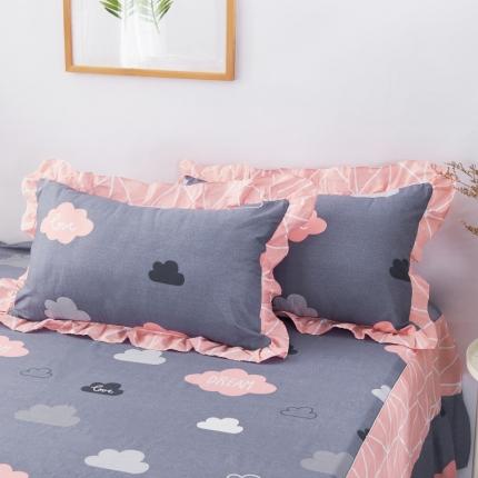 91家纺网 家纺一手货源 找家纺 （总）爱妮玖玖 2019全棉印花单层花边枕套花卉类