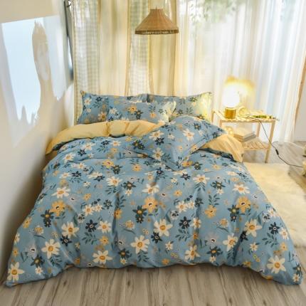 雲归梦 2020新款小清新全棉生态磨毛四件套 爱的告白