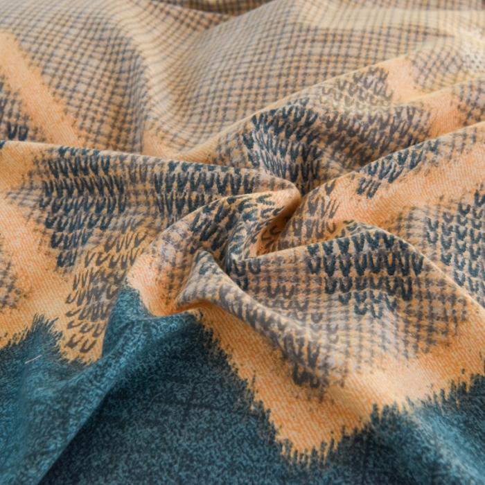 91家纺网 家纺一手货源 找家纺 雲归梦 2020新款小清新全棉生态磨毛四件套 记忆